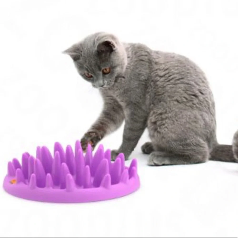 Northmate Catch Interactive Cat Feeder, Purple